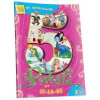 5 Povești pe silabe roz (cu 70 autocolante)