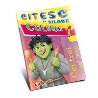 Citesc pe silabe. Colorez. Cei trei țapi isteți