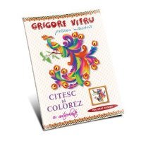 Citesc si colorez cu autocolante - Pasărea Măiastră