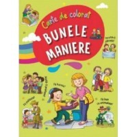 Carte de colorat - Bunele maniere (verde)