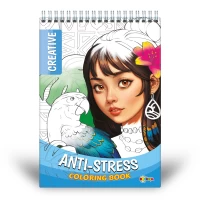 Anti-stress. Coloring book. Creative