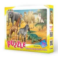 Puzzle Animale din ținuturile calde 30ps.
