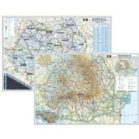 Romania - Harta administrativa/fizica