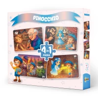 Puzzle 4 in 1 - Pinocchio